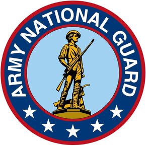 Milk Mug Designs US Army Division - Army National Guard Seal 3 inch Full Color Vinyl Decal
