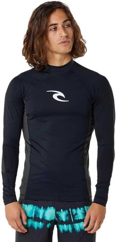 Rip Curl Men's Waves UPF 50 Performance Long Sleeve Rashguard in Saudi Arabia