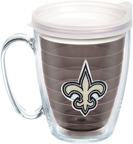 Tervis NFL Baltimore Ravens Primary Logo Tumbler with Emblem and Black Lid, 10 oz Wavy, Clear in Saudi Arabia