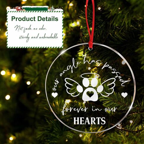 Christmas Ornaments Your Wings were Ready But My Heart was Not, Memorial Ornament2024 for Christmas Tree Loss of Loved One Ornament Keepsake, Sympathy Gifts for Loss of Mom Father in Saudi Arabia