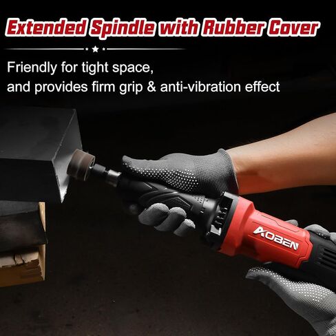 AOBEN Power Die Grinder 6mm Collet, Max 28000RPM Electric Die Grinder Tool, Heavey Duty for Metal Grinding Deburring Polishing, Welding Repair in Kuwait