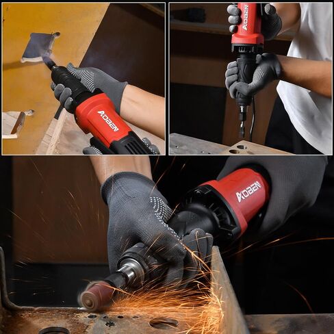 AOBEN Power Die Grinder 6mm Collet, Max 28000RPM Electric Die Grinder Tool, Heavey Duty for Metal Grinding Deburring Polishing, Welding Repair in Kuwait