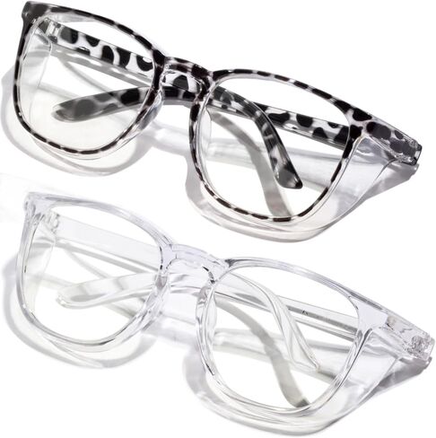 Safety Glasses Anti Fog Clear Blue Light Blocking Eye Protection Nurse Goggles for Women Men in Saudi Arabia