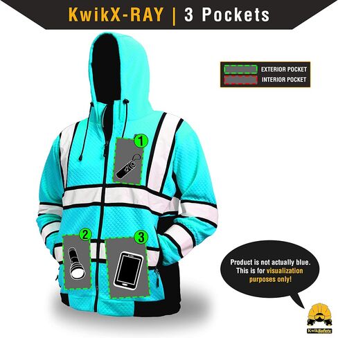 KwikSafety - شارلوت، كارولاينا الشمالية - هوديي السلامة من الصوف للرجال | سترات العمل العاكسة للضوء من معدات الوقاية الشخصية Hi Vis in Kuwait