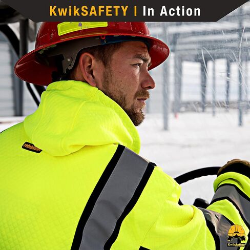 KwikSafety - شارلوت، كارولاينا الشمالية - هوديي السلامة من الصوف للرجال | سترات العمل العاكسة للضوء من معدات الوقاية الشخصية Hi Vis in Kuwait