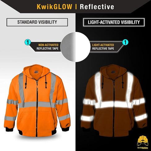 KwikSafety - شارلوت، كارولاينا الشمالية - هوديي السلامة من الصوف للرجال | سترات العمل العاكسة للضوء من معدات الوقاية الشخصية Hi Vis in Kuwait