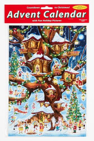 Elves' Treehouse Advent Calendar (Countdown to Christmas) with Holiday Pictures by Vermont Christmas Company in Saudi Arabia