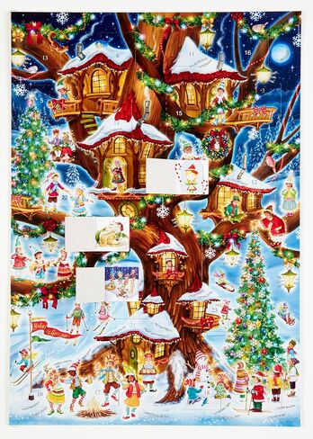 Elves' Treehouse Advent Calendar (Countdown to Christmas) with Holiday Pictures by Vermont Christmas Company in Saudi Arabia