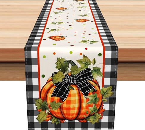 سقوط القرع الجدول العداءين 13x72inch عيد الشكر عداء سقوط الجدول عداء لعيد الشكر الطرف الديكور الشكر الجدول العداءين سقوط عداء الأصدقاء عشاء ديكور الجدول in Kuwait