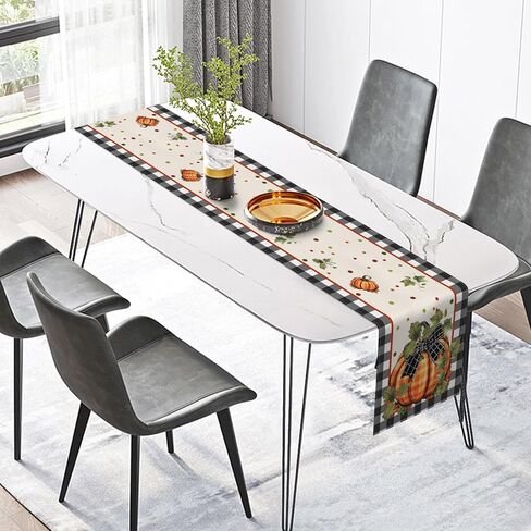 سقوط القرع الجدول العداءين 13x72inch عيد الشكر عداء سقوط الجدول عداء لعيد الشكر الطرف الديكور الشكر الجدول العداءين سقوط عداء الأصدقاء عشاء ديكور الجدول in Kuwait