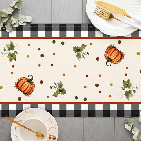 سقوط القرع الجدول العداءين 13x72inch عيد الشكر عداء سقوط الجدول عداء لعيد الشكر الطرف الديكور الشكر الجدول العداءين سقوط عداء الأصدقاء عشاء ديكور الجدول in Kuwait