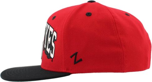 قبعة ZHATS Standard NCAA مرخصة رسميًا، قبعة Snapback Z11 Retro Blockbuster، لون الفريق، مقاس واحد in Saudi Arabia
