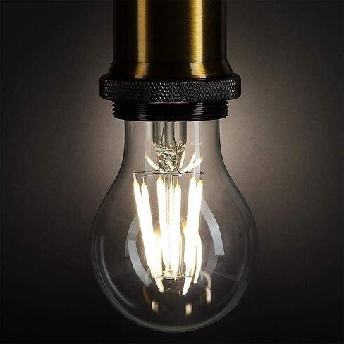 Dimmable 6W Vintage LED Edison Bulb 4000K Daylight White A19 /A60 LED Light Bulbs 600LM Led Filament Bulb 60W Equivalent E26 Medium Base Clear Glass , 6 Pack in Kuwait