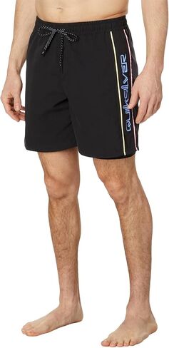 شورت Quiksilver مقاس 17 بوصة Everyday Vert Volley 2 أسود مقاس XL in Kuwait