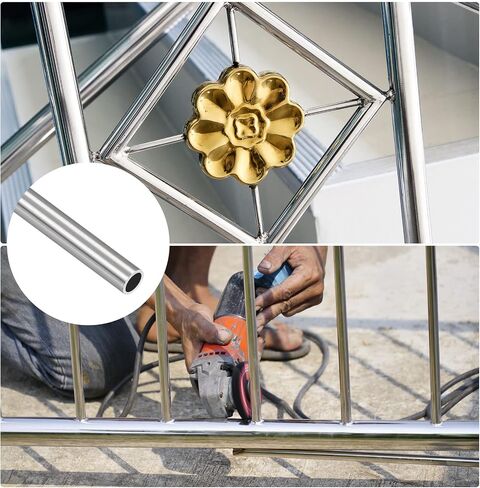 METALLIXITY 304 Stainless Steel Tube (8.5mm OD x 0.5mm Wall T x 300mm L), Straight Tubing - for Home Furnishing, Machinery in Saudi Arabia