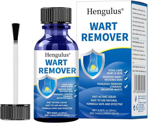 مزيل ثآليل هينجولوس بالتجميد، مزيل ثآليل أخمصي سريع المفعول للأقدام، مزيل ثآليل الساليسيليك للرجال والنساء، مزيلات الذرة لأصابع القدم- NDC Codo(s): 84010-036-01 in Kuwait