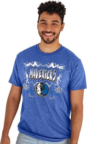 Blue 84 NBA Officially Licensed T-Shirt Heathered Team Color Basketball in Saudi Arabia