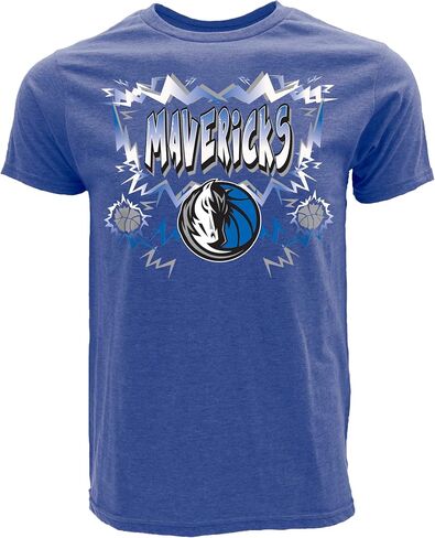 Blue 84 NBA Officially Licensed T-Shirt Heathered Team Color Basketball in Saudi Arabia