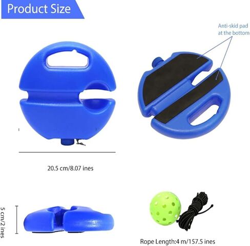 Match Buddy Pickleball Trainer, Matchbuddy Pickleball Trainer, Portable Pickleball Trainer Rebound Ball, Rebound Practice Pickleball with Cord in Saudi Arabia