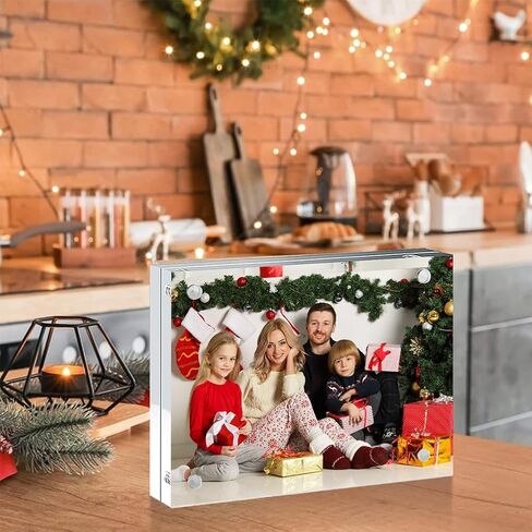 16 Pack 4×6 Acrylic Picture Frames, Magnetic Photo Frames for Desktop Display, Photo Display Frame Gifts for Home & Office (Transparent, 4''×6'') in Saudi Arabia