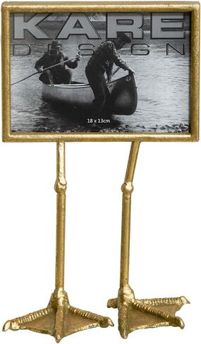 NIKKY HOME Duck Paw Gold Picture Frame 5x7 with High Definition Glass for Table Top Desktop Display, Hawaiian Tropical Theme Elegant Gift Photo Frames for Family Friend Kid in Saudi Arabia