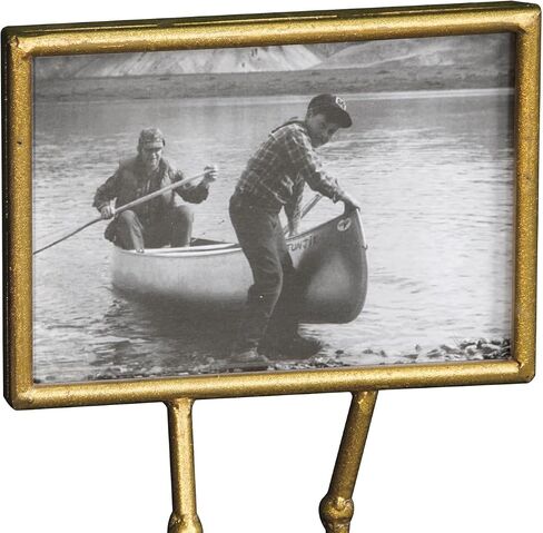NIKKY HOME Duck Paw Gold Picture Frame 5x7 with High Definition Glass for Table Top Desktop Display, Hawaiian Tropical Theme Elegant Gift Photo Frames for Family Friend Kid in Saudi Arabia