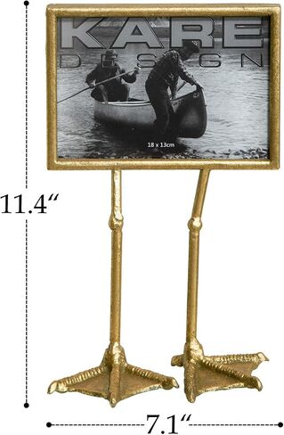 NIKKY HOME Duck Paw Gold Picture Frame 5x7 with High Definition Glass for Table Top Desktop Display, Hawaiian Tropical Theme Elegant Gift Photo Frames for Family Friend Kid in Saudi Arabia