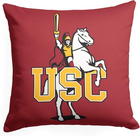 Northwest NCAA USC Trojans Pillow, 18" x 18", Alumnist in Saudi Arabia