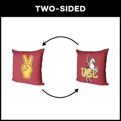 Northwest NCAA USC Trojans Pillow, 18" x 18", Alumnist in Saudi Arabia