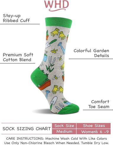 Garden Tools Socks for Women - Gardeners Gift - 2-Pack or 1-Pack in Saudi Arabia