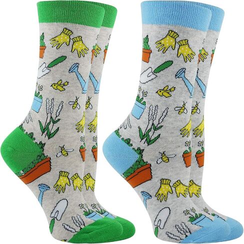 Garden Tools Socks for Women - Gardeners Gift - 2-Pack or 1-Pack in Saudi Arabia