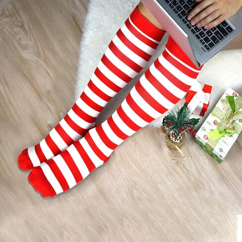 جوارب ضغط للنساء من GRPSKCOS، زوجان من الجوارب الدائرية، أفضل دعم للممرضات والجري والمشي لمسافات طويلة، هدية عيد الميلاد الرياضية in Kuwait