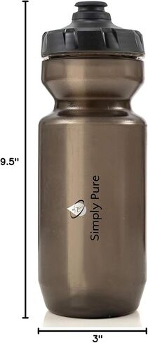 Simply Pure Purist 22 Oz BPA-Free, Sport & Bike Squeeze Water Bottle by Specialized Bikes (Moflo Cap) in Kuwait