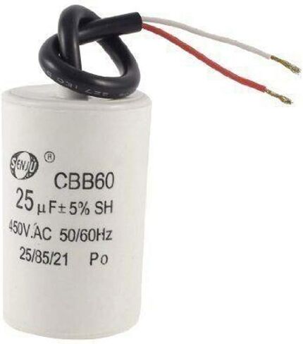CBB60 Nonpolar Motor Running Capacitor 450VAC 25uF for Washing Machine in Saudi Arabia