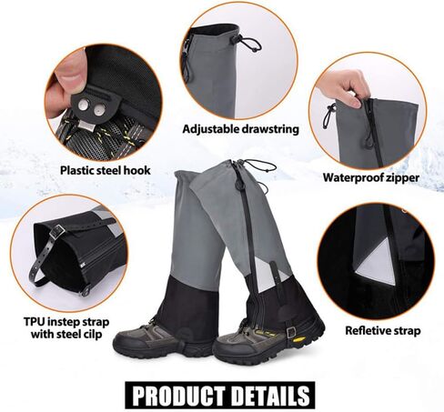 doorslay Snake Chaps Waterproof Gaiters for Hiking Snake Boots for Men&Women Snake Gaiters in Saudi Arabia