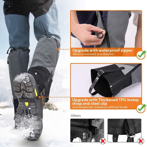 doorslay Snake Chaps Waterproof Gaiters for Hiking Snake Boots for Men&Women Snake Gaiters in Saudi Arabia