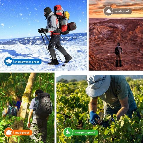 doorslay Snake Chaps Waterproof Gaiters for Hiking Snake Boots for Men&Women Snake Gaiters in Saudi Arabia