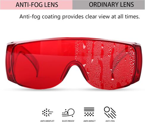 JING LEI Safety Glasses Anti Fog Goggles Vented Sides Shields Transparent PC Frame Spectacles for Lab Medical and Daily Use in Saudi Arabia