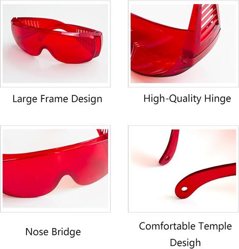 JING LEI Safety Glasses Anti Fog Goggles Vented Sides Shields Transparent PC Frame Spectacles for Lab Medical and Daily Use in Saudi Arabia