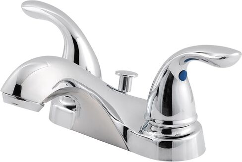 Pfister LG1435100 Pfirst Series 2-Handle 4 Inch Centerset Bathroom Faucet in Polished Chrome, Water-Efficient Model in Kuwait
