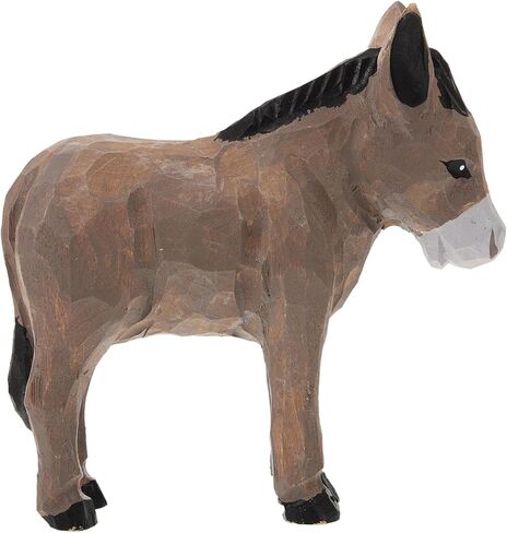 الحلي الخشبية حمار الحيوان حمار الديكورات حمار تمثال الخشب الحلي سطح المكتب حمار الديكور الحرف الخشبية نحت الخشب زخرفة الطاولة الزينة دليل العتيقة in Kuwait