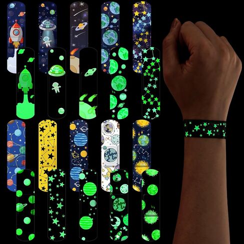 100 Pcs Glow in The Dark Bandage for Kids Cute Breathable Waterproof Bandages for Girls Boys Children Toddlers Adhesive Flexible Bandages for Cuts, Scrapes, Wounds in Saudi Arabia