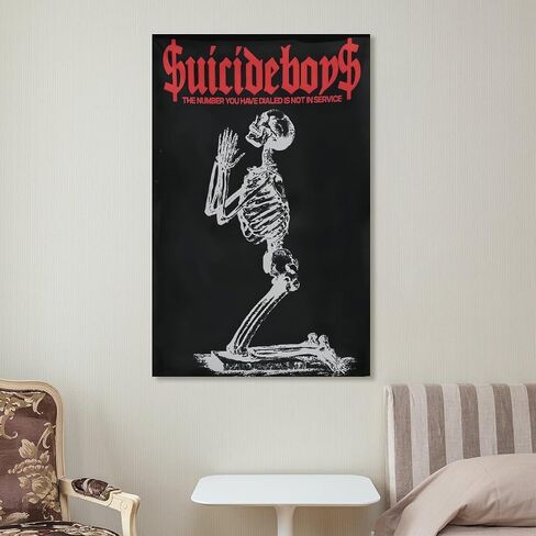 KTUVORLEX Suicide Boys Poster Vintage Music Canvas Art Poster And Wall Art Picture Print Modern Family Bedroom Decor Posters 12x18inch(30x45cm) in Saudi Arabia