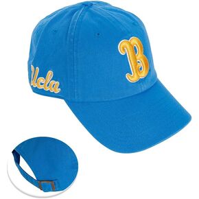 Desert Cactus UCLA Baseball Hat University of California Los Angeles Bruins Brimmed Embroirderd Hats Cap Adjustable Cloth Strap Adult (Style A1) Blue