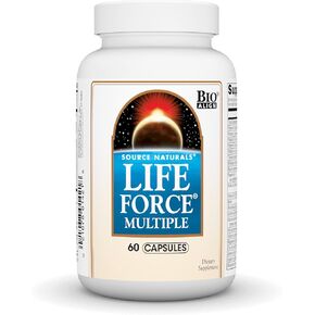 Source Naturals Life Force Multiple Daily Multivitamin High Potency Essential Vitamins, Minerals, Antioxidants & Nutrients - Energy & Immune Boost - 120 Capsules in Kuwait