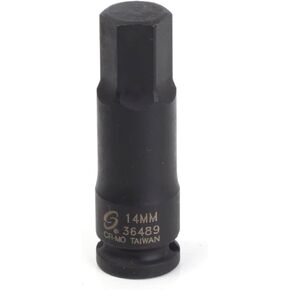 Sunex 36489 3/8-Inch Drive 14-mm Hex Impact Socket