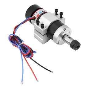 Spindle Motor Kit,500W High Speed Air Cooling Brushless Spindle Motor ER16 12000RPM+Motor Driver+ Motor Controller,DC 48V,Engraving Machine Parts