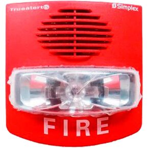 SIMPLEX 49CMTV-WRF - Multi-Tone Multi-Candela Horn Strobe, Red