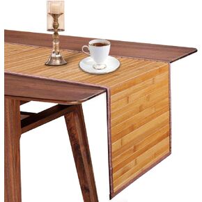 Bamboo Placemats and Table Runners for Dining Table, Table Runners 72 Inches Long, Farmhouse Style Kitchen Table Runner (Original)