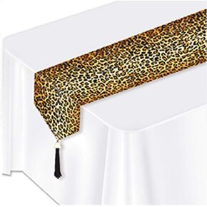 Beistle Printed Leopard Print Table Runner